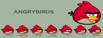 Angry Red Bird Facebook Covers